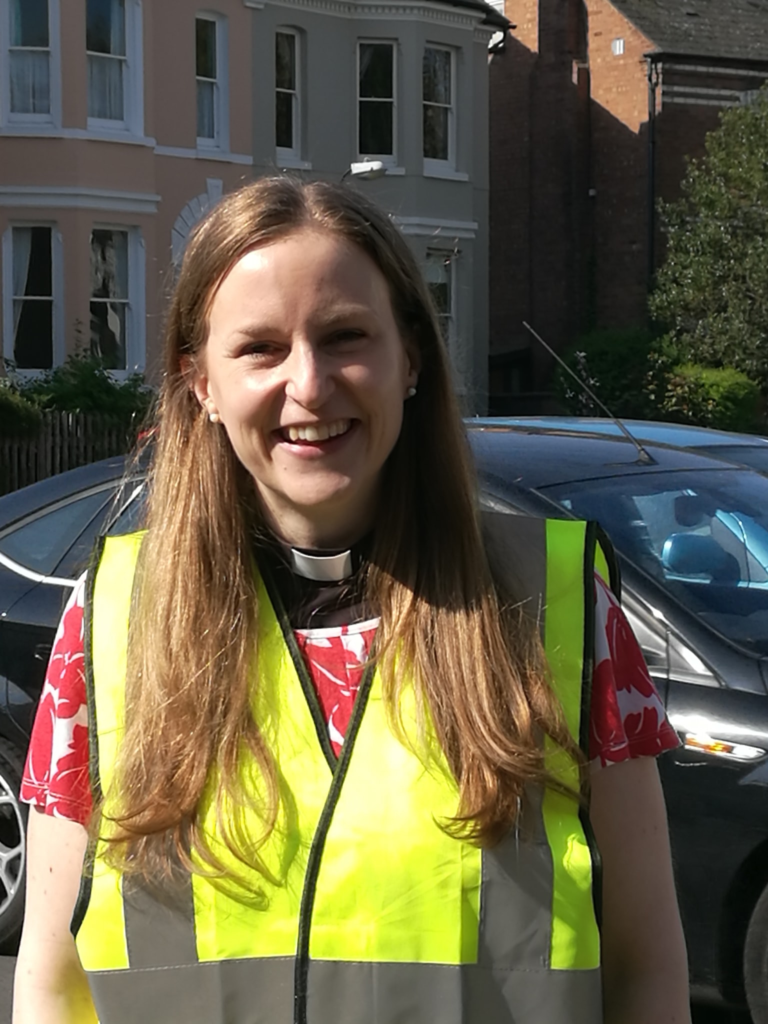 bECKY IN HIGH VIS