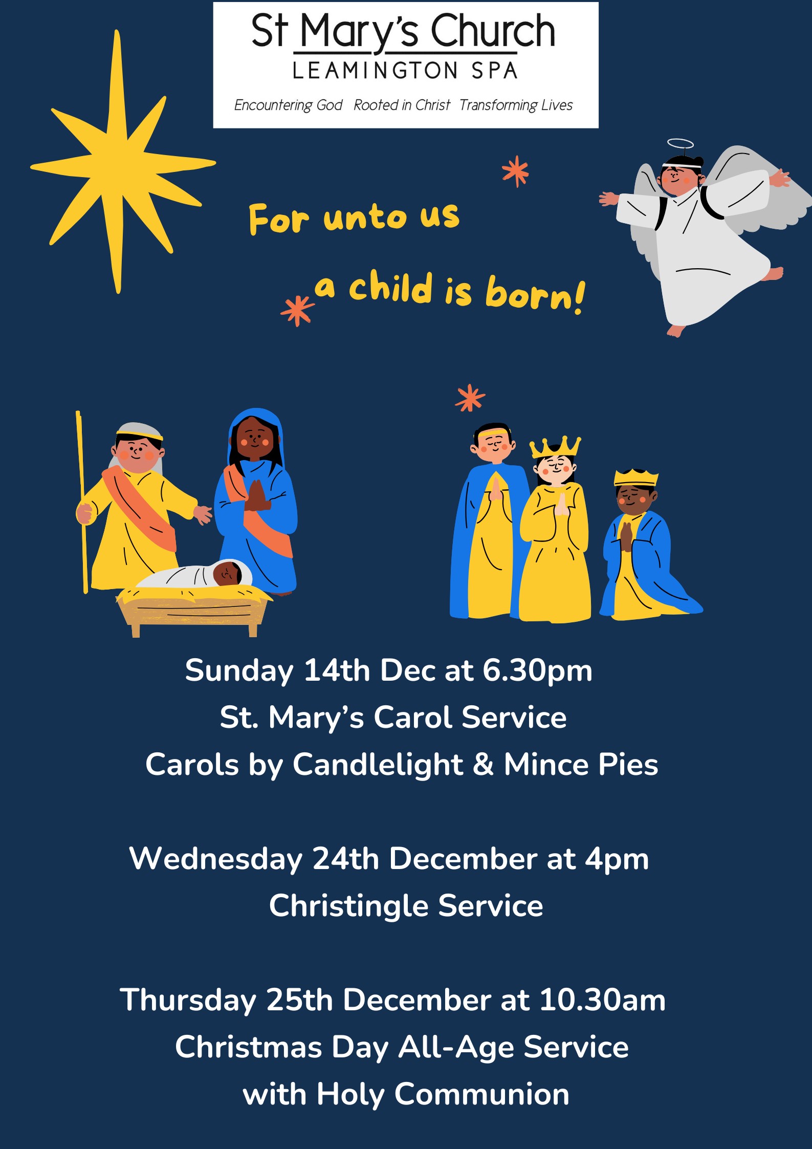 St. Mary’s Christmas Services 