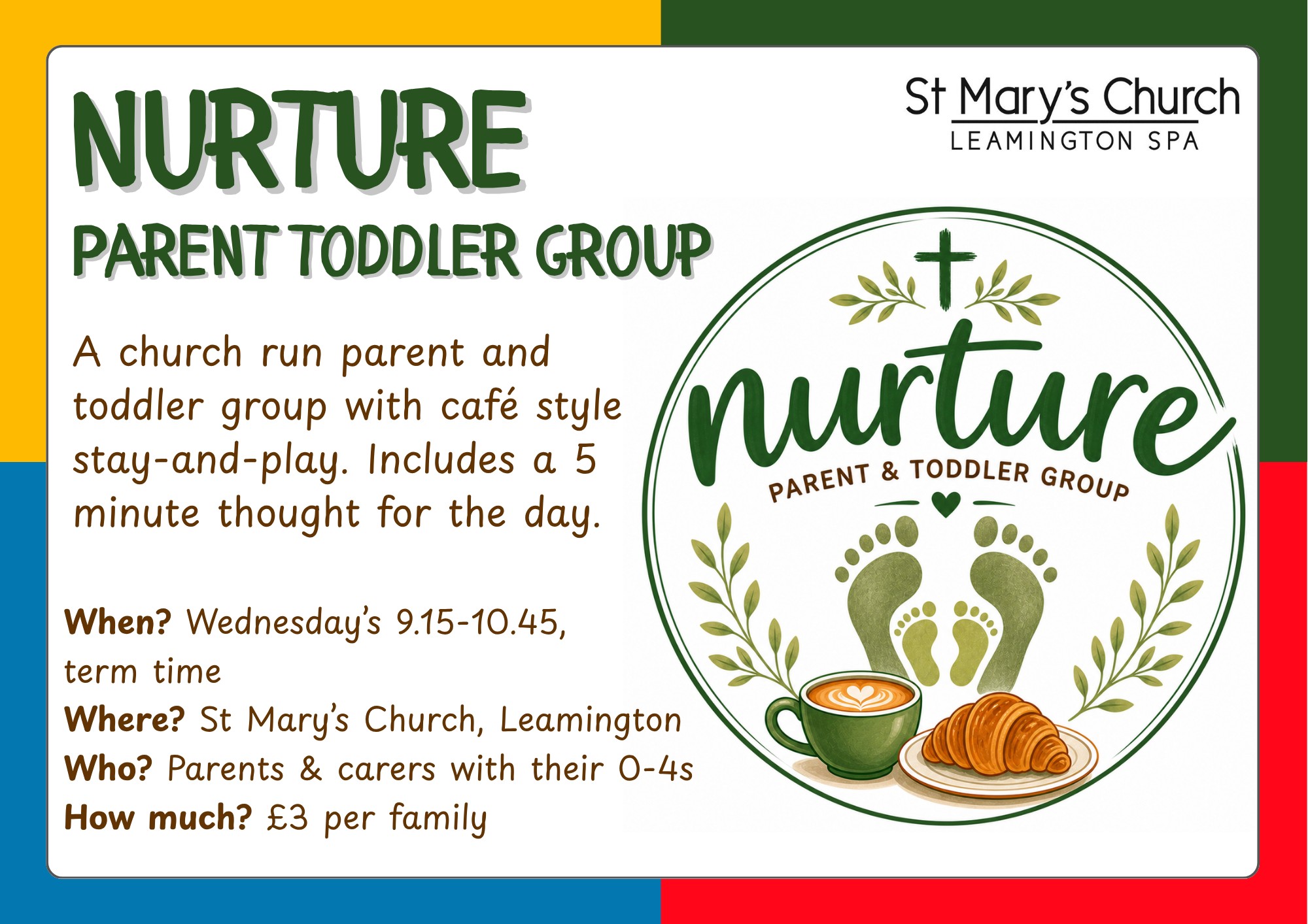 Nurture poster A4 landscape